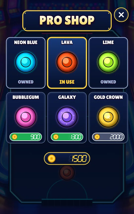 Neon Air Hockey Duel screenshot 4