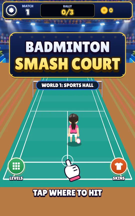 Badminton Smash Court screenshot 1