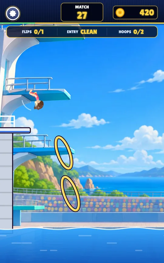 Cliff Flip Diving screenshot 2