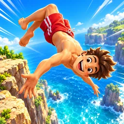 Cliff Flip Diving icon