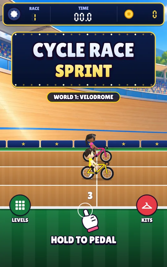 Cycle Race Sprint screenshot 1