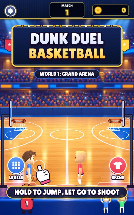 Dunk Duel Basketball screenshot 1