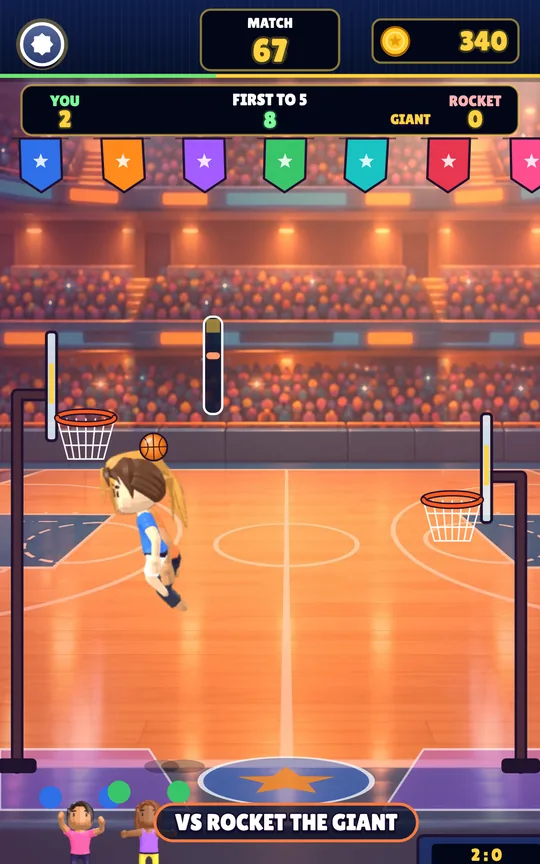 Dunk Duel Basketball screenshot 2