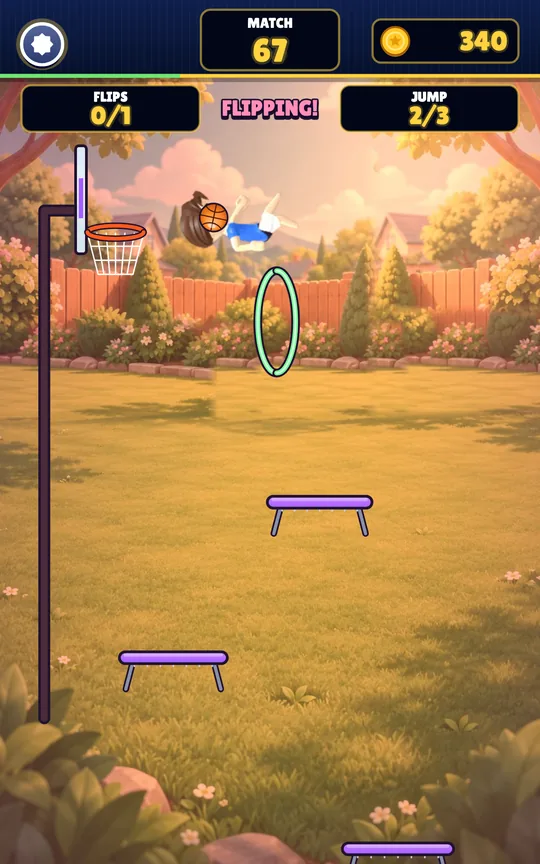 Flip Dunk Tricks screenshot 2
