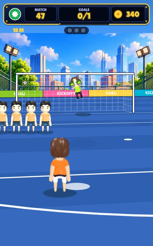 Curve Free Kick Master screenshot 2