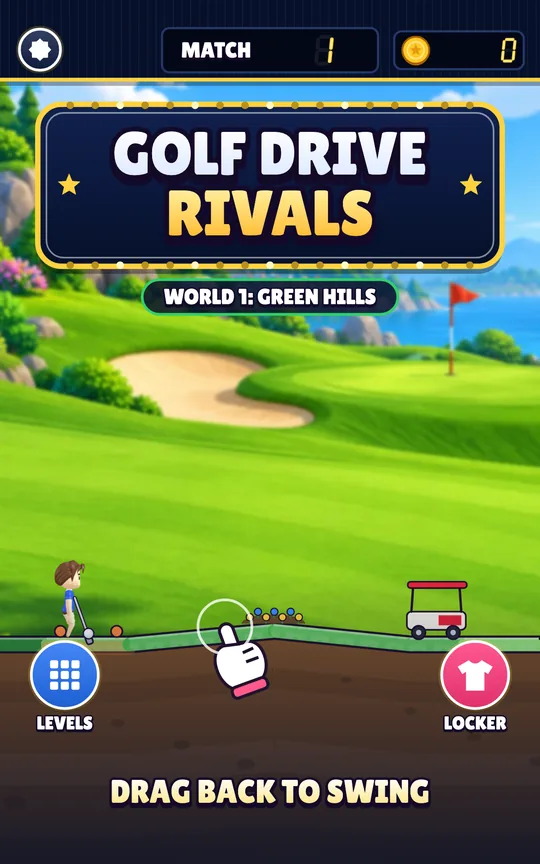 Golf Drive Rivals screenshot 1