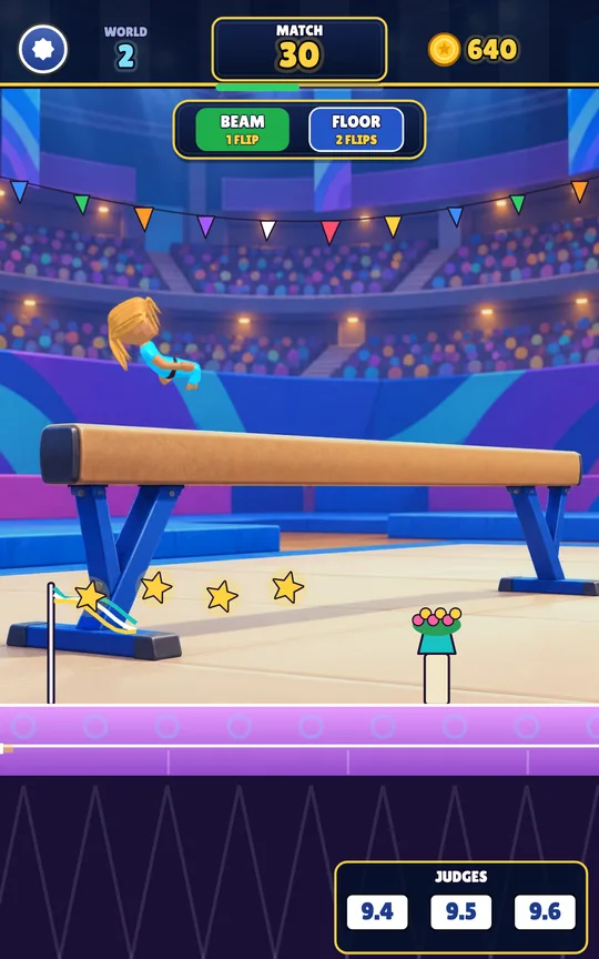 Gymnastics Flip Star screenshot 2