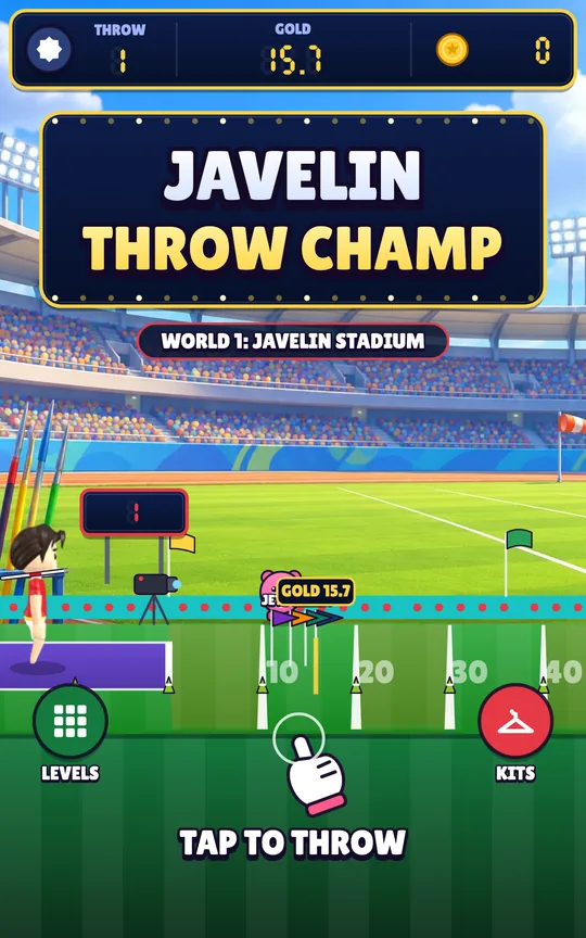Javelin Throw Champ screenshot 1