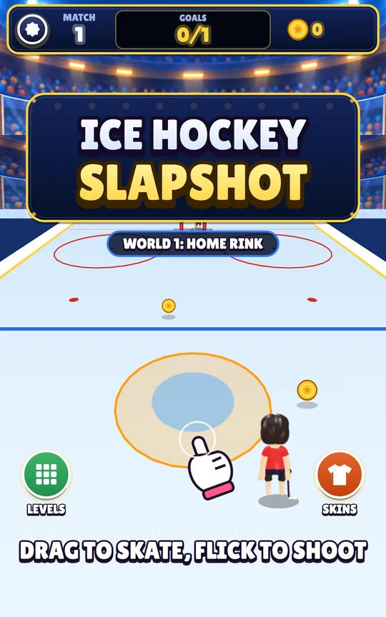 Ice Hockey Slapshot screenshot 1
