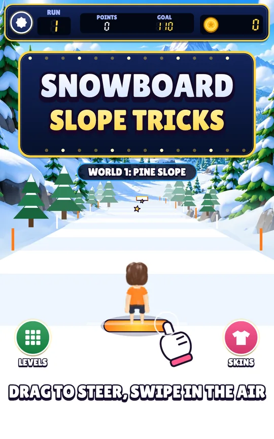 Snowboard Slope Tricks screenshot 1