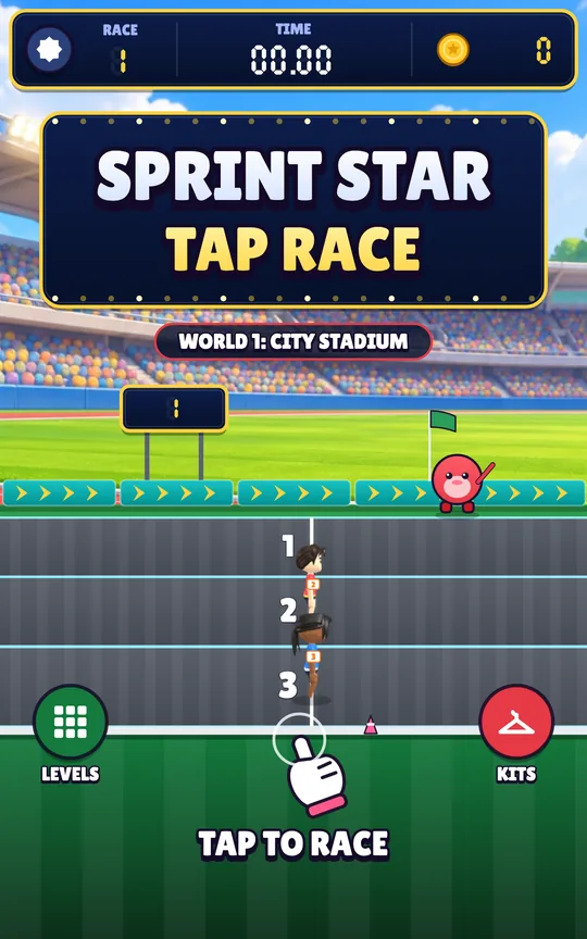 Sprint Star Tap Race screenshot 1