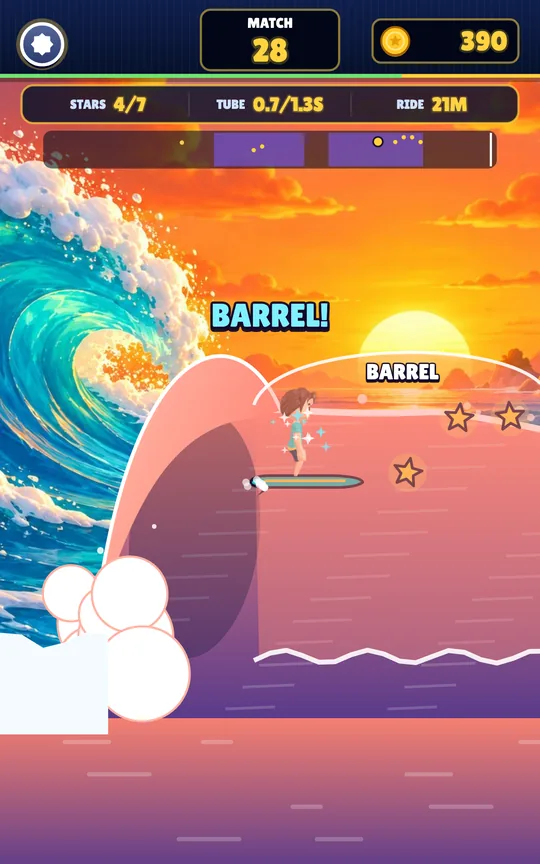 Surf Barrel Rush screenshot 2